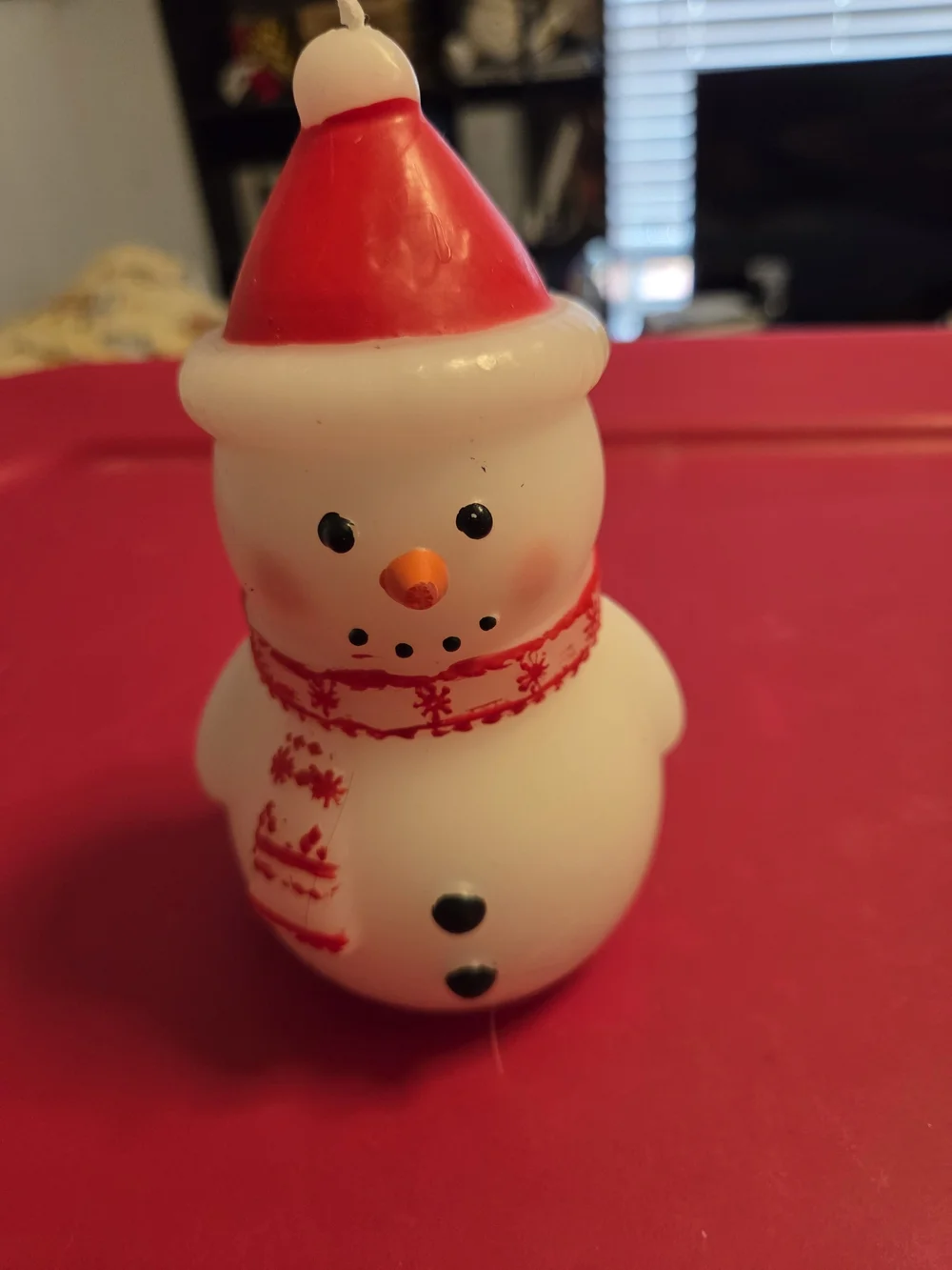 Festive Snowman Candle - New